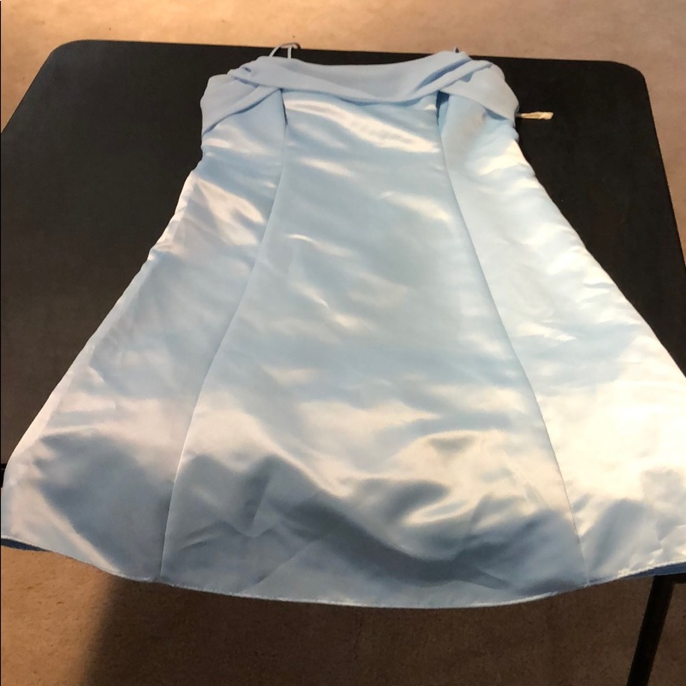 Sky blue dress